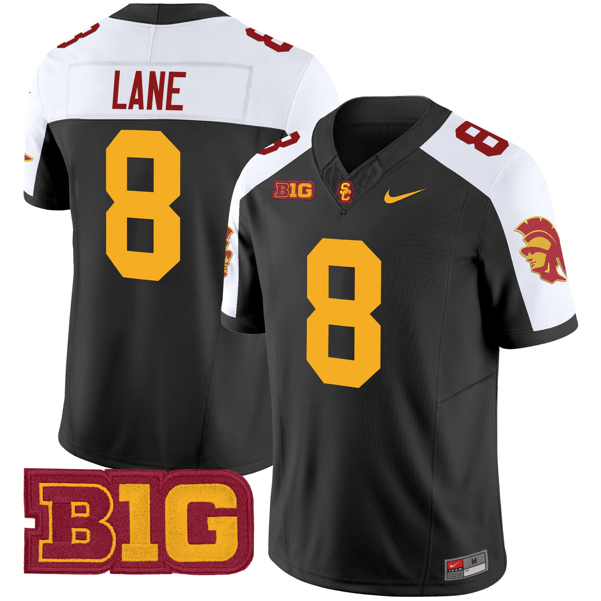 Men USC Trojans #8 Lane Black Nike 2024 Vapor Limited NCAA Jersey->ncaa teams->NCAA Jersey
